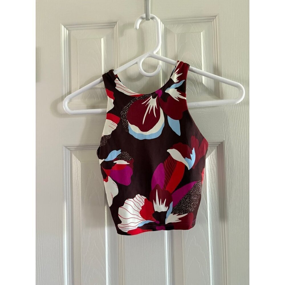 Athleta floral sports bra